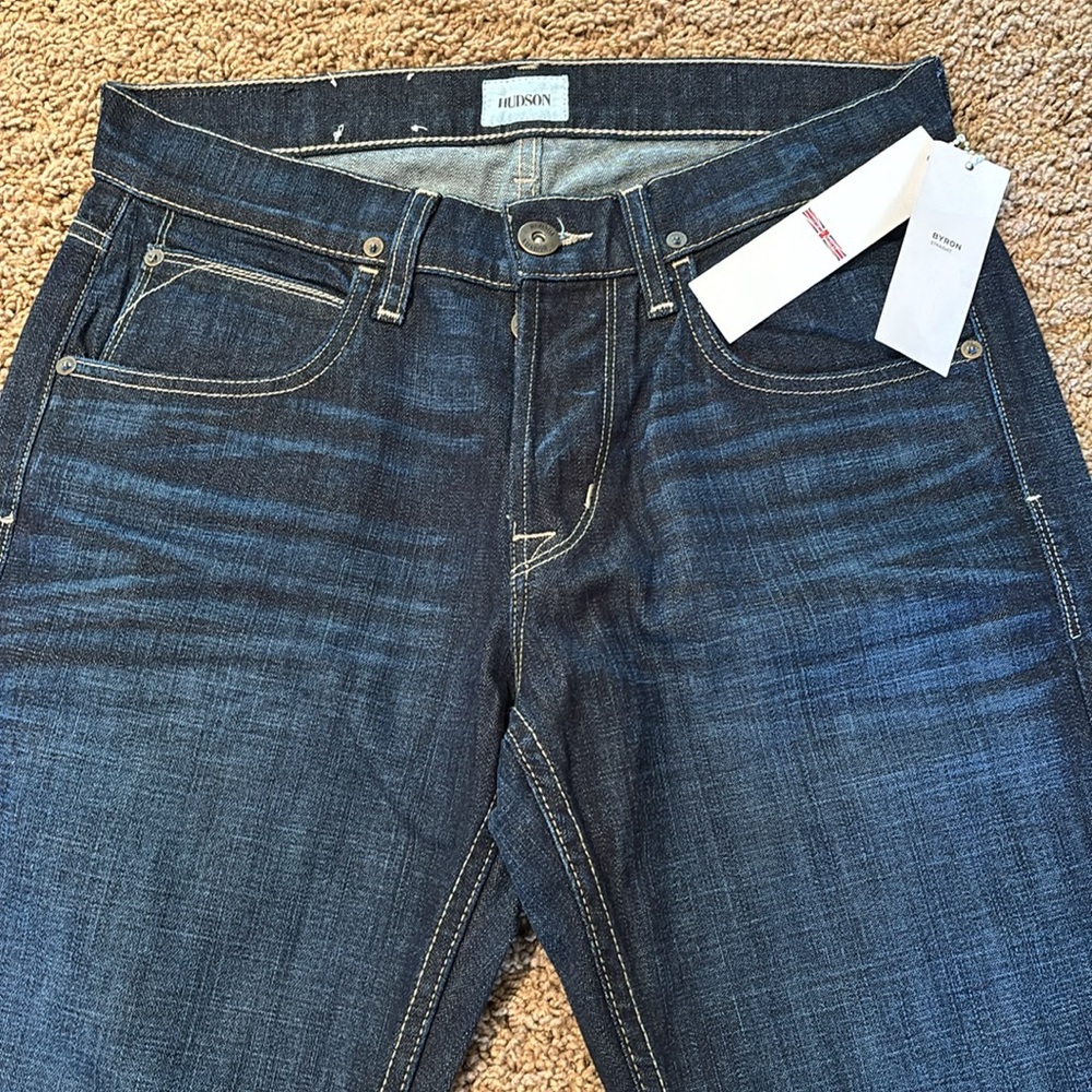 NWT Hudson Byron Straight Denim Jean